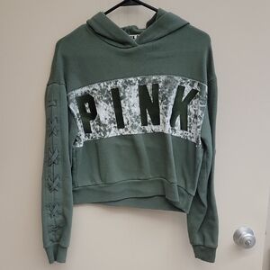 PINK Victoria's Secret Olive Sweatshirt